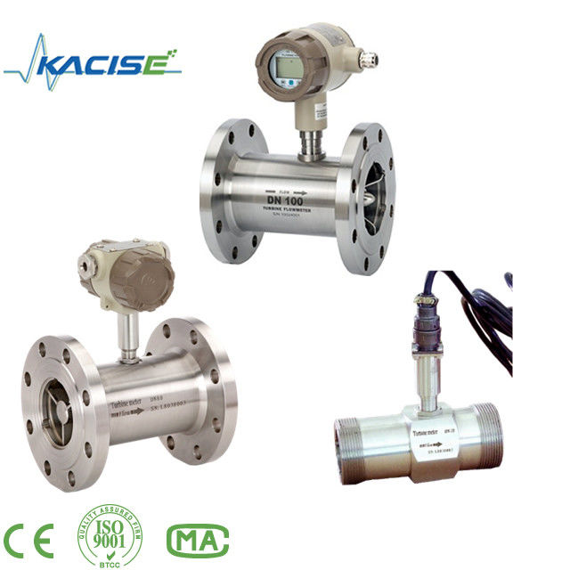 KTF-M Mini Turbine Diesel Fuel Meter con instalación horizontal con una precisión del ±1% y una presión máxima de 20,0 bar