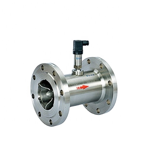 Medidor de flujo de aceite de oliva Medidor de flujo de turbina con salida 4-20mA o Pulso