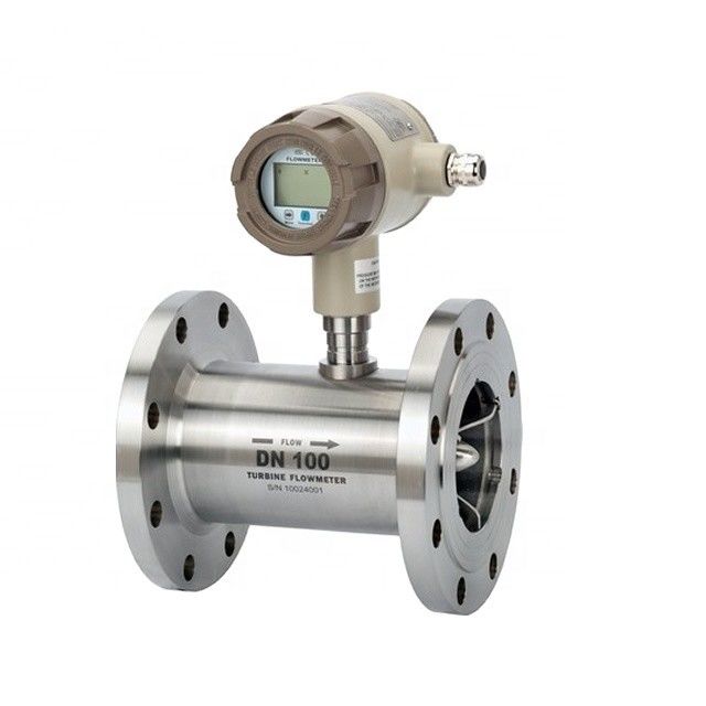 Medidor de flujo sanitario con material SS304/SS316 y precisión del ±0,2% para conexión de abrazadera de medidor de flujo de turbina de calidad alimentaria