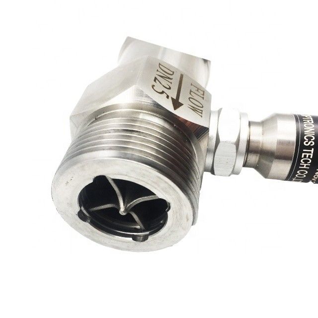 Medidor de flujo de turbina de alta precisión SS304/SS316 con conexión de brida/hielo/conexión sanitaria para jugo y cerveza