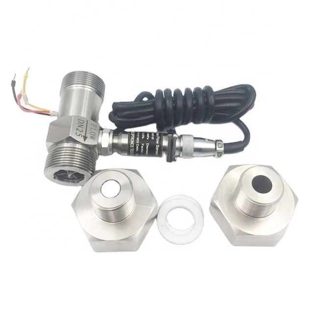 Medidor de flujo de turbina de alta precisión SS304/SS316 con conexión de brida/hielo/conexión sanitaria para jugo y cerveza