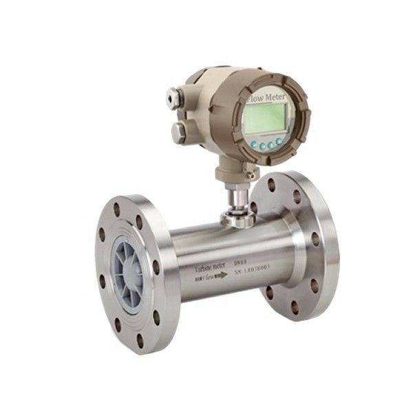 Medidor de flujo de turbina de alta precisión SS304/SS316 con conexión de brida/hielo/conexión sanitaria para jugo y cerveza