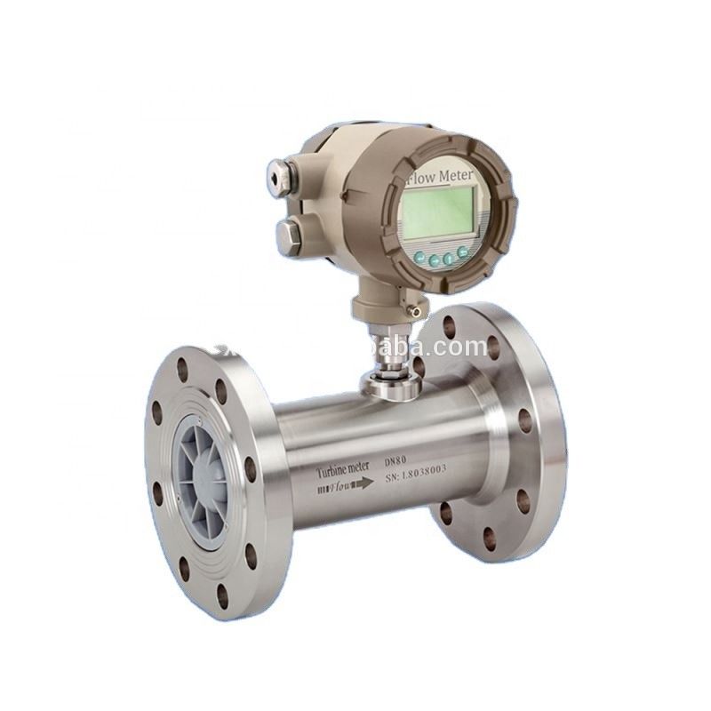 Medidor de flujo de turbina sanitario para melaza con salida de 4-20mA y alta precisión