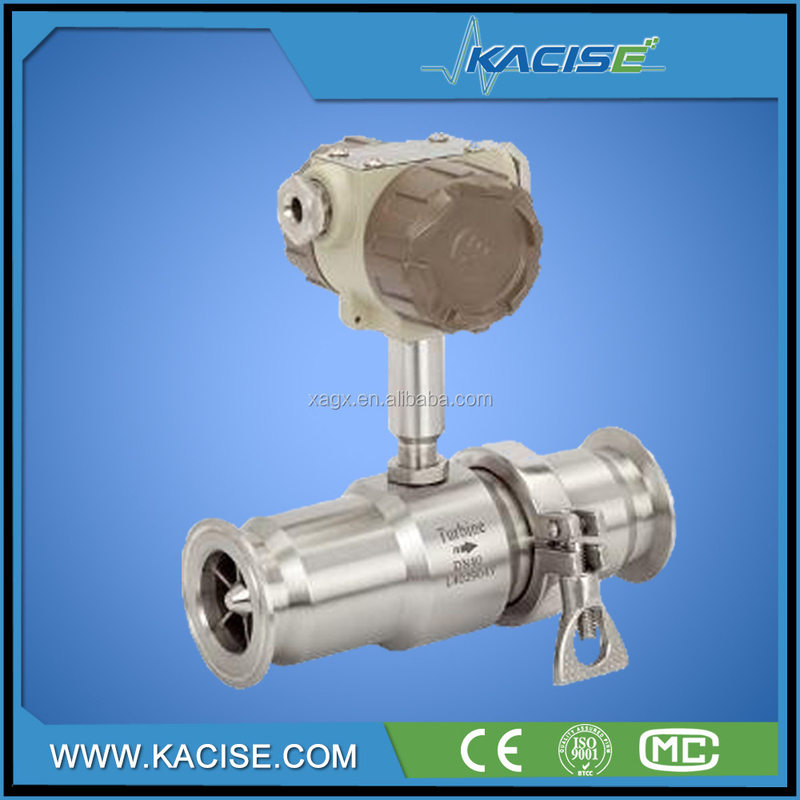 Medidor de flujo de aceite de combustible Medidor de flujo de agua de tipo turbina digital con salida 4-20mA o pulso