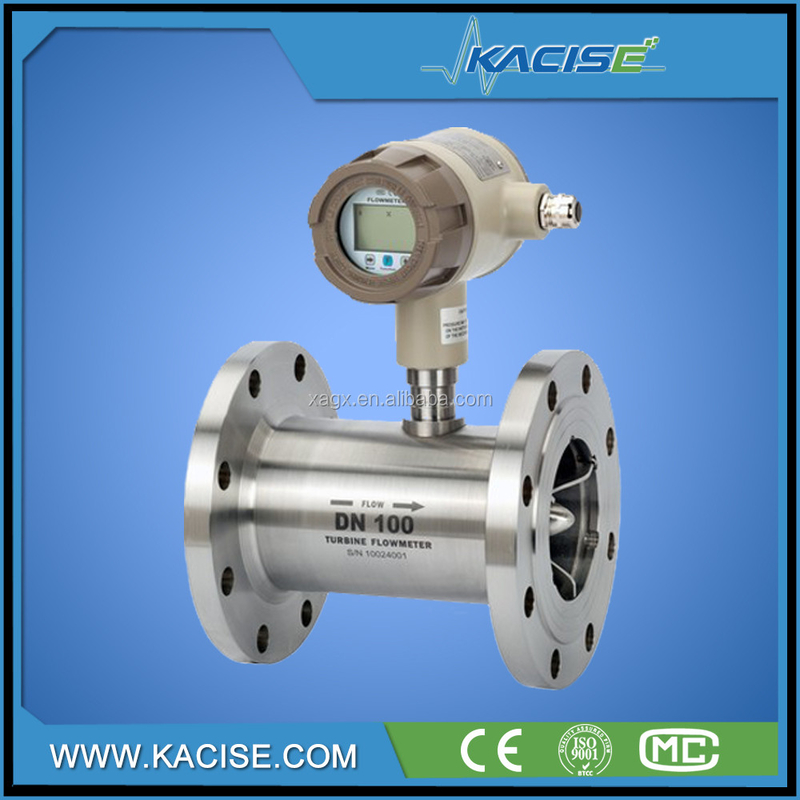 Medidor de flujo de aceite de combustible Medidor de flujo de agua de tipo turbina digital con salida 4-20mA o pulso