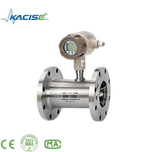 Medidor de flujo de turbina de alta precisión ±0,2% de precisión con material SS316L y protección IP65 para aceite gasolina alcohol