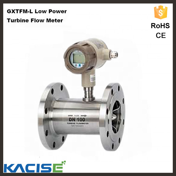 Medidor de flujo tipo turbina de 15 mm - 6000 mm para líquido de ácido corrosivo