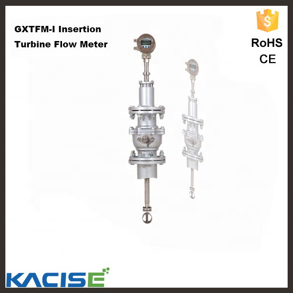 Medidor de flujo tipo turbina de 15 mm - 6000 mm para líquido de ácido corrosivo
