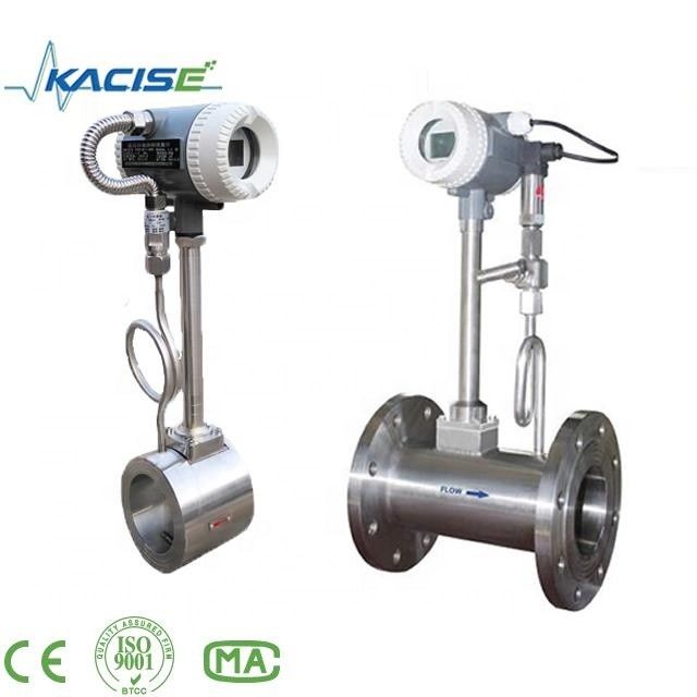 Protección IP68 Medidor de flujo de vórtice de acero inoxidable con una precisión del 1,0% para la medición de vapor y líquido