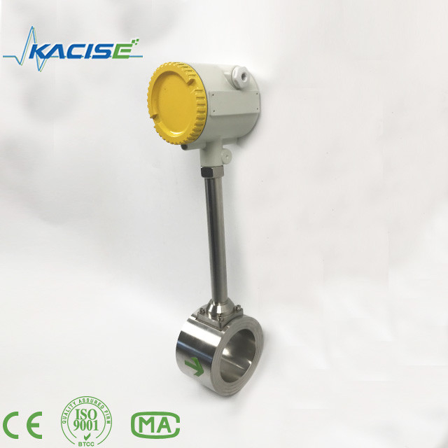 Medidor de flujo de vórtice Modbus HART para flujo líquido de gas de vapor Medidor de flujo con vapor o gas o líquido mediano