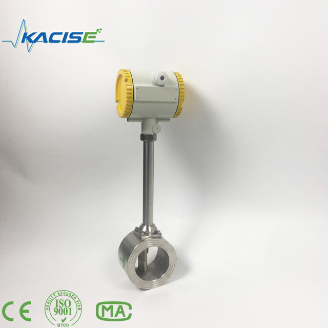 Medidor de flujo de vórtice Modbus HART para flujo líquido de gas de vapor Medidor de flujo con vapor o gas o líquido mediano