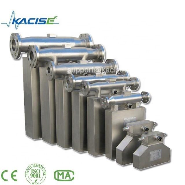 Medidor de flujo de masa de Coriolis de la serie KMF con grado de precisión de 0,2 masas, presión de trabajo de 0 ~ 4.0MPa y diseño de caja en caja