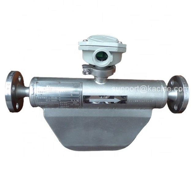 Coriolis alta fiabilidad medidor de flujo de masa de pintura con temperatura nominal de -50 °C ~ 200 °C