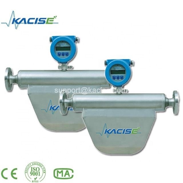 Coriolis alta fiabilidad medidor de flujo de masa de pintura con temperatura nominal de -50 °C ~ 200 °C