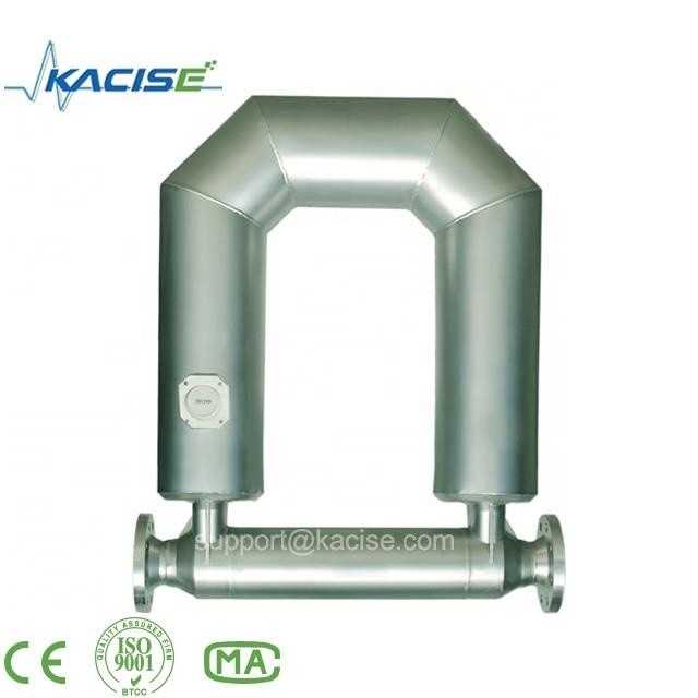 Coriolis alta fiabilidad medidor de flujo de masa de pintura con temperatura nominal de -50 °C ~ 200 °C