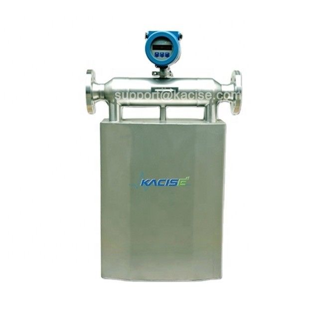 Métro de flujo de masa de Coriolis de material 100% saludable con precisión de grado 0.2 y menor y fácil mantenimiento para la medición del flujo de leche