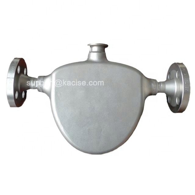 100% de material saludable Coriolis Mass Flowmeter con una alta precisión de 0,1% a 0,2% y un amplio rango de temperatura de -50 ~ 350 °C