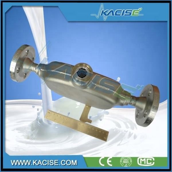 100% de material saludable Coriolis Mass Flowmeter con una alta precisión de 0,1% a 0,2% y un amplio rango de temperatura de -50 ~ 350 °C