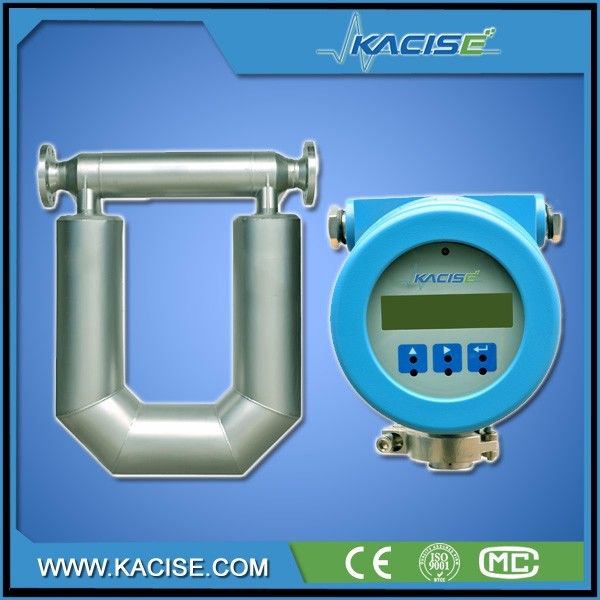 KMF100 SS316L Medidor de flujo de masa Coriolis a prueba de explosión con una precisión de ±0,15%