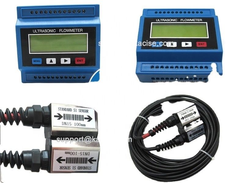 Medidor de flujo ultrasónico digital económico con una precisión del 1,0% para tubos DN15-DN6000mm y protección IP68