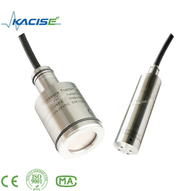Transductor de presión de fusión sumergible resistente a la corrosión GXPS ± 0,25% F.S.