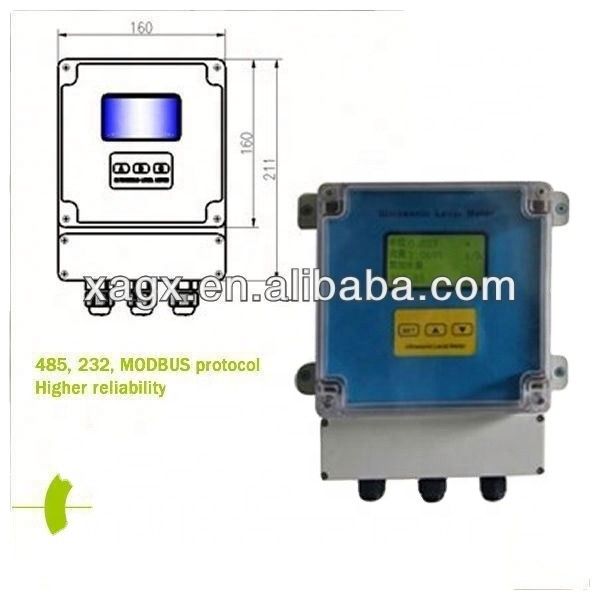 Transductor ultrasónico de inmersión inteligente de bajo costo con medición sin contacto y soporte de protocolo Modbus