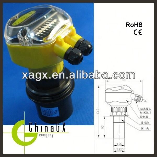 Transmisor inteligente de nivel de agua de larga distancia de la serie GXUM con resolución de 3 mm y rango de 10 m en una carcasa impermeable IP67