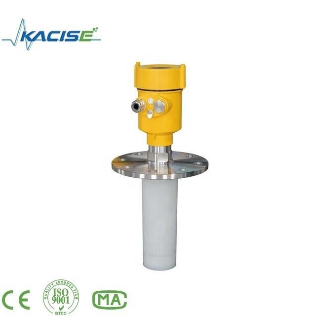 Medidor de nivel de radar anticorrosivo de 26 GHz con rango de 10-80 m para medición de líquidos y sólidos