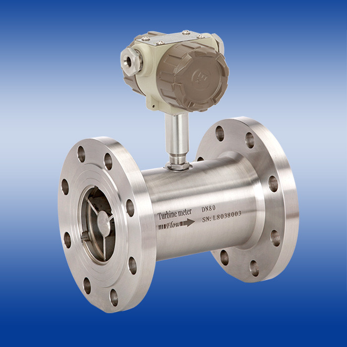 Indicador del medidor de caudal de la turbina Medidor de caudal rotativo con fuente de alimentación 220VAC/ 24VDC