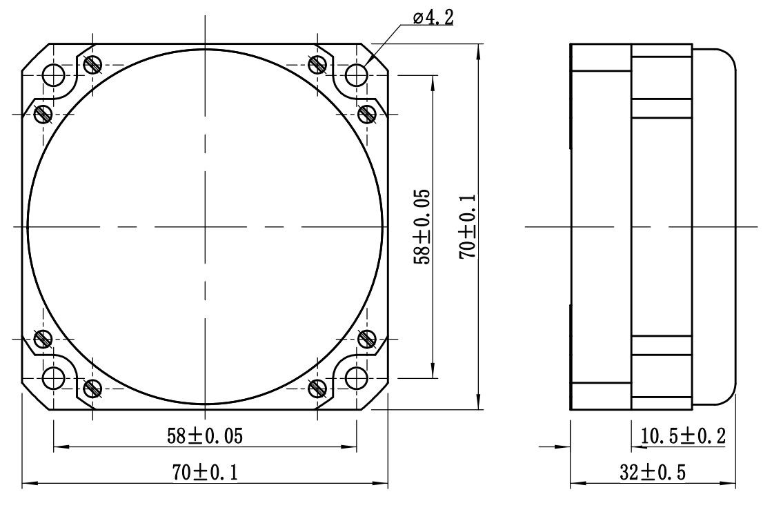 Giroscopio de fibra óptica con rango dinámico ≤ 0,03°, repetibilidad de sesgo y no linealidad del factor de escala ≤ 10 ppm para la detección de velocidad angular