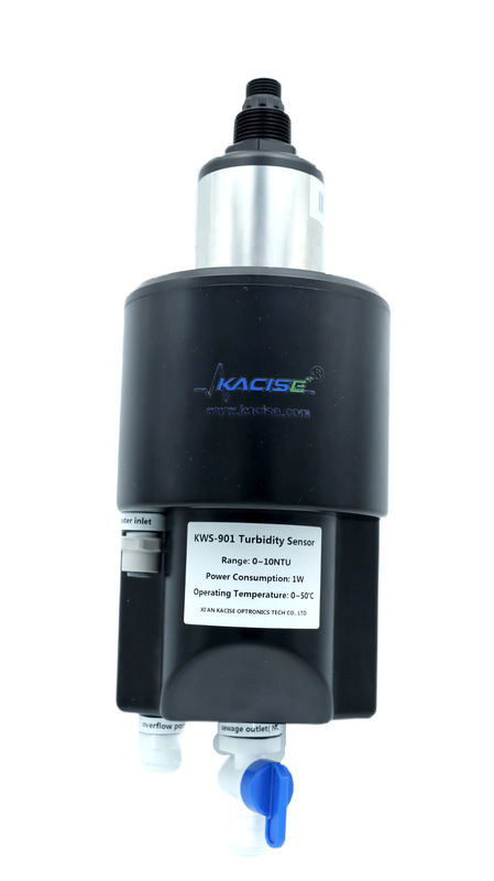 Sensor de turbidez de rango bajo con rango de 0~10 NTU, limpiador autolimpiante y salida Modbus RS485 para monitoreo de la calidad del agua