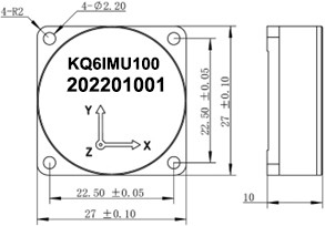 Temperatura de funcionamiento -40 ̊+65°C Sensor giroscópico RS422 con mayor precisión de datos y resistencia a las vibraciones