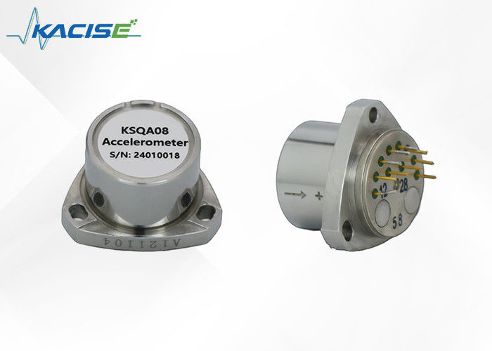 Acelerómetro flexible de cuarzo con factor de escala de 1,2 a 1,6 mA/g, resistencia a los golpes de 100 g y sensibilidad < 1 μg para aplicaciones de precisión