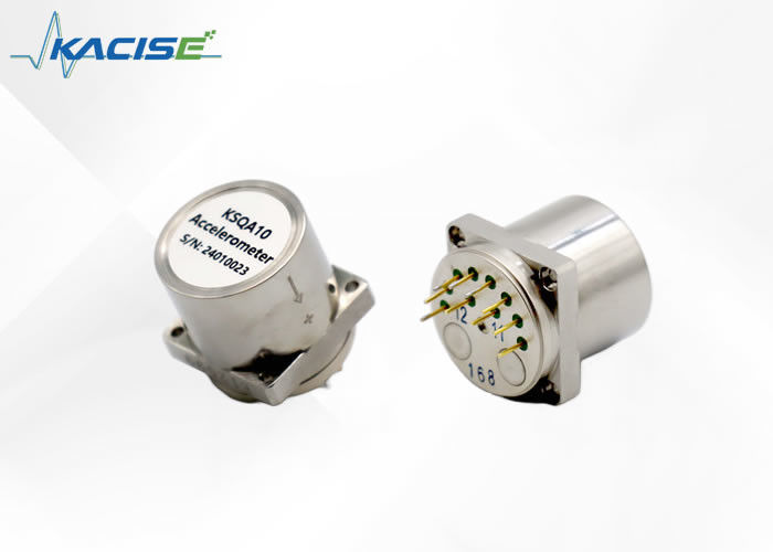 Acelerómetro flexible de cuarzo de alta precisión con linealidad ≤ 40 μg/g2 y umbral < 5 μg