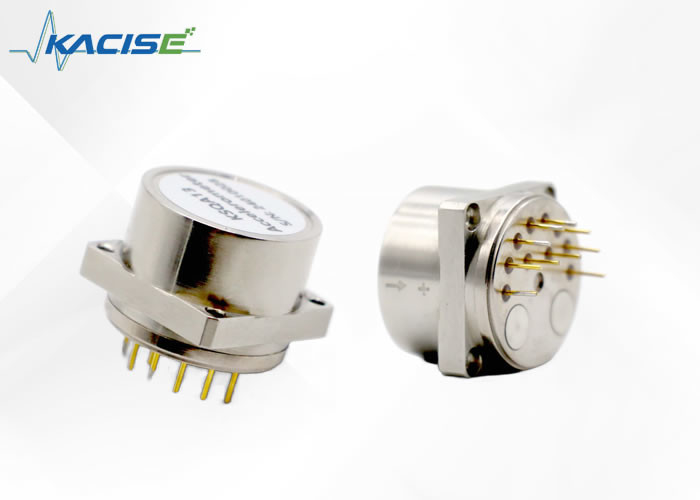 Sensibilidad 500g Sensor de acelerómetro de choque 2.3 ~ 3.5mA/g Factor de escala Opera a -45°C~+100°C