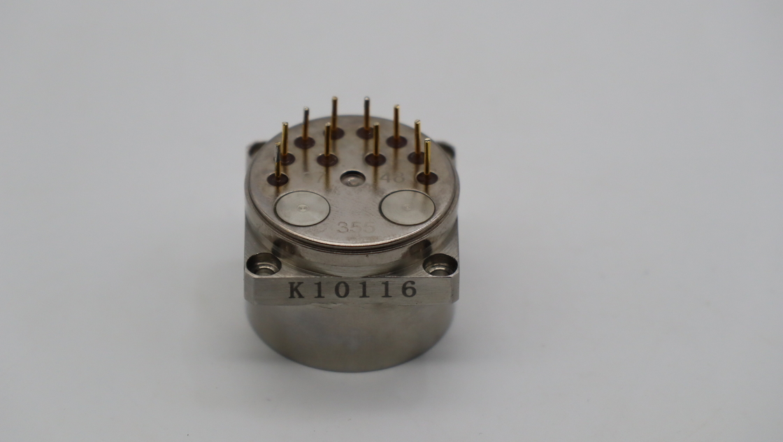 Temperatura de almacenamiento -55°C+120°C Sensor de acelerómetro resistente a las vibraciones con tamaño Ø25×25mm