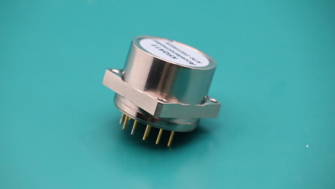 Resistencia a la temperatura de 100 °C 500 g Sensor de acelerómetro lineal de choque Medida de vibración sinusoidal máxima