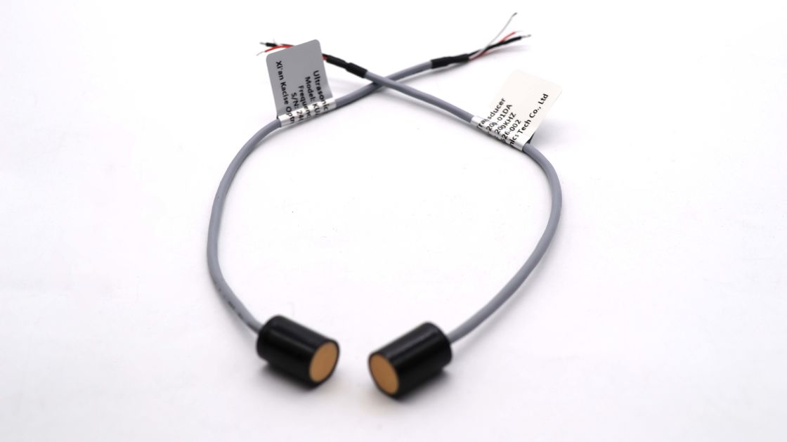 Transductor ultrasónico de 200 kHz con carcasa de plástico y función anti-colisión para la medición de distancias