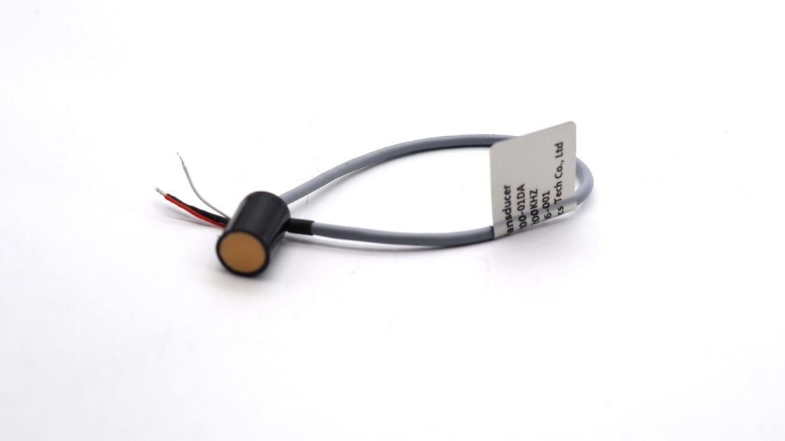 Transductor ultrasónico de 200 kHz con carcasa de plástico y función anti-colisión para la medición de distancias
