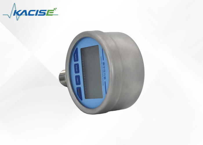 Manómetro digital de precisión lleno de líquido con anillo de sello de caucho fluorado y diafragma de acero inoxidable 316L
