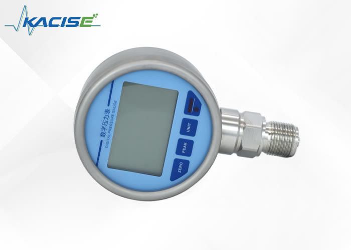 Manómetro digital de aceite de acero inoxidable 304 con anillo de sellado de caucho fluorado y resistente al agua IP65