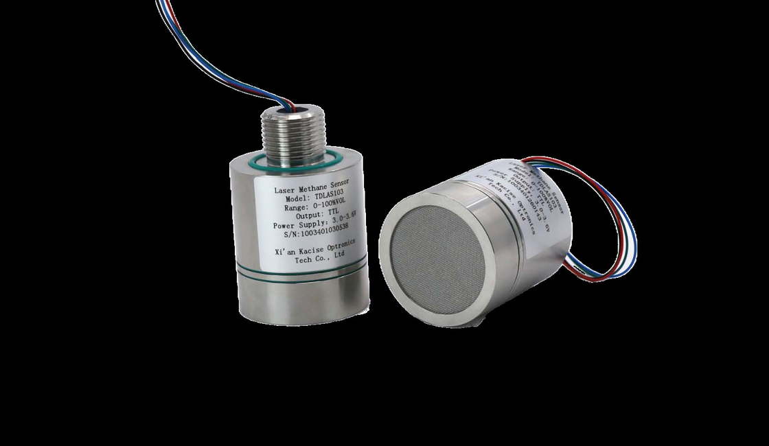 Sensor de detección de gas metano a prueba de explosión para entornos altamente inflamables Temperatura de funcionamiento -40°C~+70°C