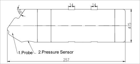 Caudalímetro Doppler ultrasónico con precisión de caudal de ±1%, protección IP68 y fuente de alimentación de 10,8 V CC ~ 26,4 V CC para monitoreo de inundaciones