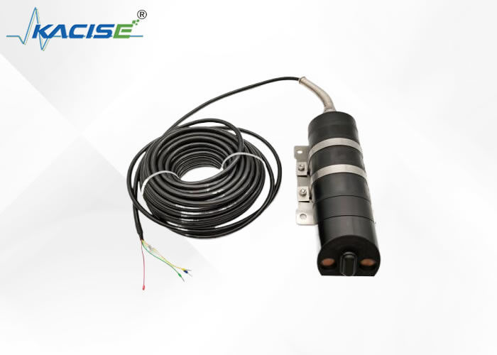 Caudalímetro Doppler ultrasónico con precisión de caudal de ±1%, protección IP68 y fuente de alimentación de 10,8 V CC ~ 26,4 V CC para monitoreo de inundaciones