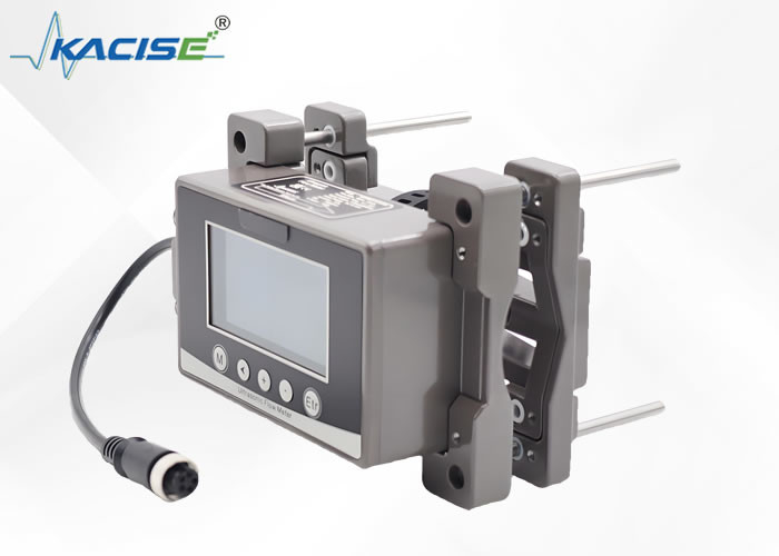 Conectores de alimentación e I/O M12 Plug de aviación Medidor de flujo ultrasónico con pantalla grande