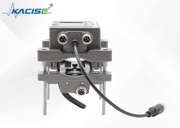 Conectores de alimentación e I/O M12 Plug de aviación Medidor de flujo ultrasónico con pantalla grande
