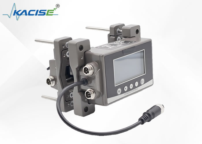 Modbus RS485 Medidor de flujo ultrasónico de comunicación con diseño de sujeción y LCD retroiluminado de 256 * 128