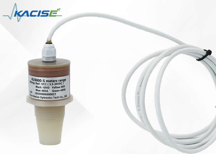 Sensor ultrasónico de nivel de agua de baja potencia de 5 m KUS600 Medidor de nivel de agua inteligente de potencia de 5 V
