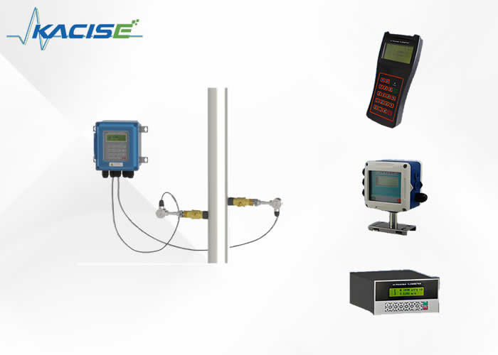 Clampada ultrasónica en medidor de flujo con medición no invasiva para DN32~6000 tubos y RS485 Modbus