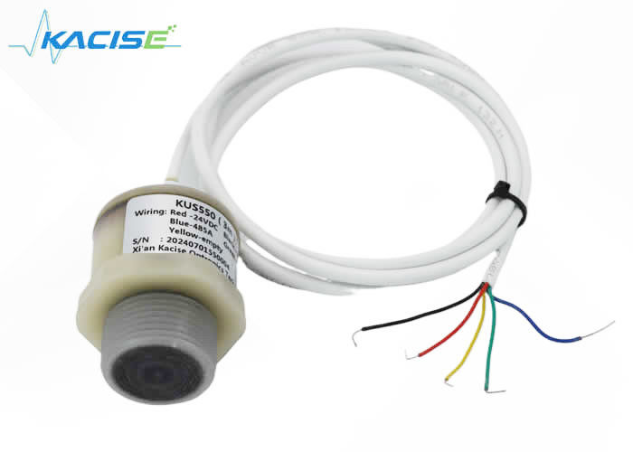 Sensor de nivel ultrasónico IP68 PVDF con rango de detección de 3000 mm para la medición del nivel del fluido